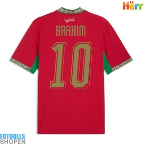 Billiga Marocko Brahim Diaz #10 Hemmatröja VM 2026 Kortärmad
